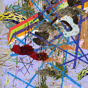 ©François Martinache - You put my heart in neoprene glue - La nostalgie des Nymphéas - Tirage photo Lambda contrecollé sous Diasec - 115x172cm - 2007