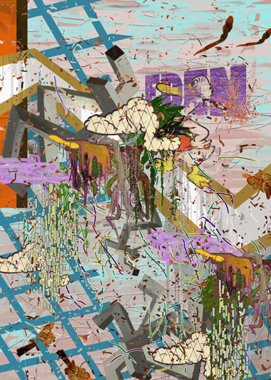 ©François Martinache - You put my heart in neoprene glue - Vanishing Point 1 - Tirage Duratrans - 60x80cm - 2007