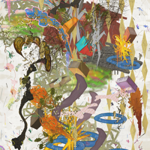 ©François Martinache - Univers Blocks - Interférences destructives - Image numérique - 2011