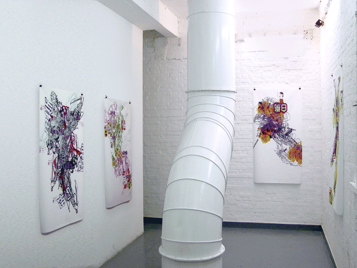 ©François Martinache - Exposition collective Dashanzi art district, Pékin - 2005